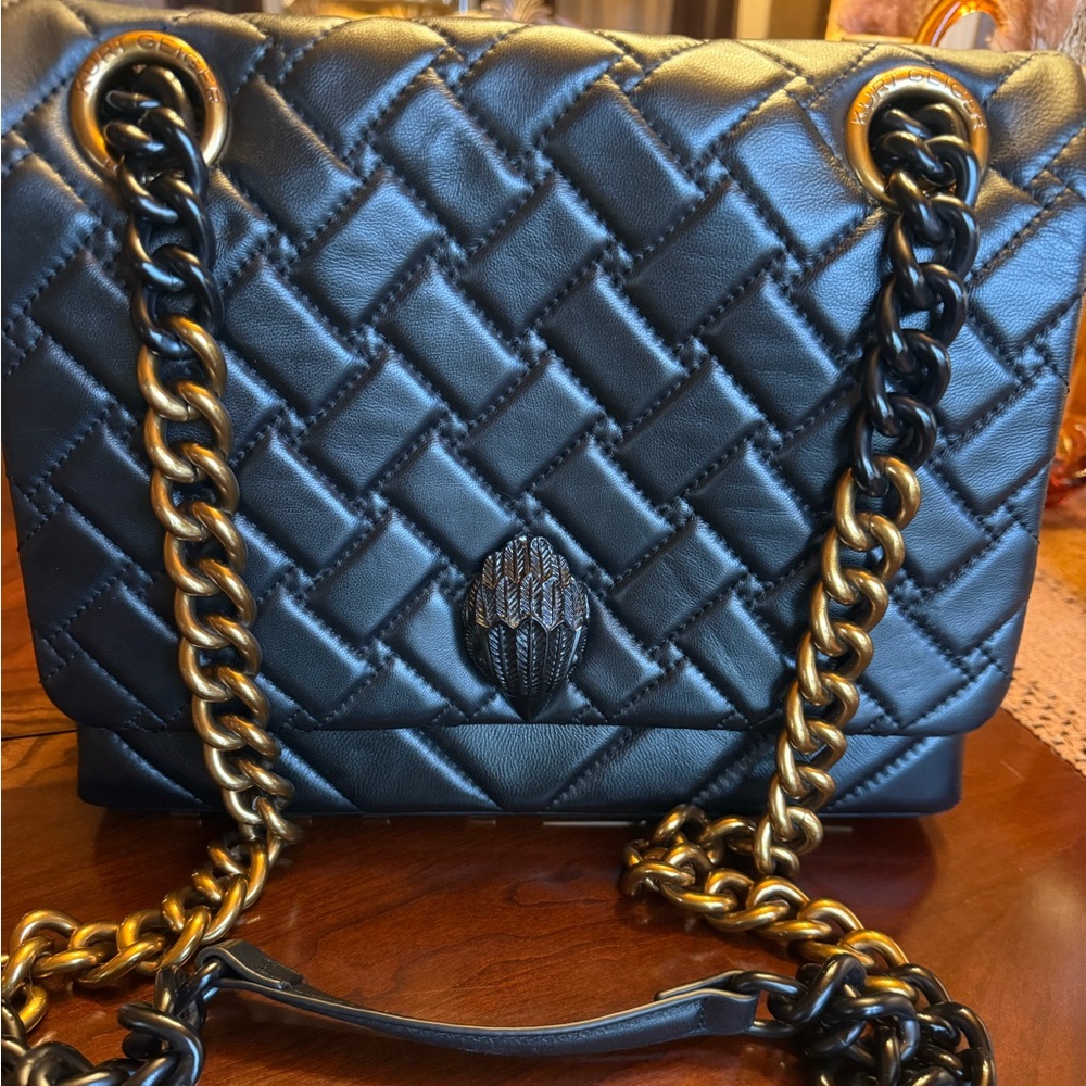 Kurt Geiger Kensington large Black Quilted Women's Bag